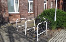 stojaki rowerowe, Domaszowice, aut. Iwona Bakaj