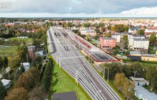 Wizualizacja stacji Łeba. Autor: PLK Wizualizacja stacji Łeba_PLK