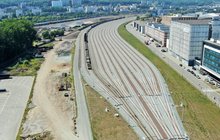 Pociągi i nowe tory do portu Gdynia. fot. Szymon Danielek PKP PLK (2)