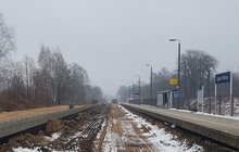Nowy peron na przystanku Zgierz Północ.