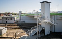 Nowa infrastruktura na stacji w Żorach fot. Łukasz Hachuła