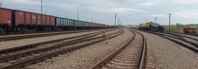 Stacja rozrządowa w Medyce - wymienione tory i rozjazdy na głowicy, fot. Janusz Klimek