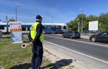 Akcja na przejeździe kolejowo-drogowym w Lublinie fot. Anna Znajewska-Pawluk (1)