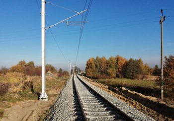 Nowy tor i sieć trakcyjna na szlaku Rydułtowy - Sumina, fot. Katarzyna Głowacka