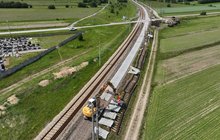 Wymiana torów, maszyny, robotnicy Radzice fot. Paweł Mieszkowski 2 PLK SA