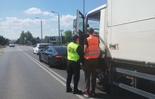 Dębica - akcja ulotkowa na przejeździe (5), fot. Dorota Szalacha