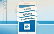 Screen z animacji „Portal Pasażera - planuj podróże z oficjalną aplikacją zarządcy infrastruktury”. 