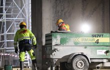 Przystanek Łódź Koziny w budowie, wizyta dziennikarzy fot. PLK SA 2