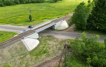 Przebudowany wiadukt na trasie Boguszów Gorce - Mieroszów 06.2025r. Fot.Ł.Łytka (2)