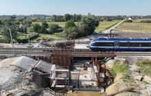 Stan budowy przejścia dwa miesiące wcześniej. Fot. Krzysztof Ścigała 09.24