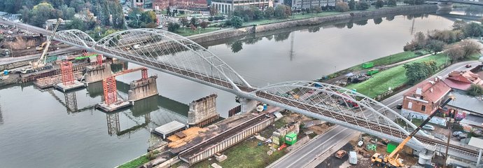 Most nad Wisłą w Krakowie.