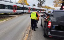 Bezpieczny Przejazd - Wejherowo akcja ulotkowa fot. Przemysław Zieliński