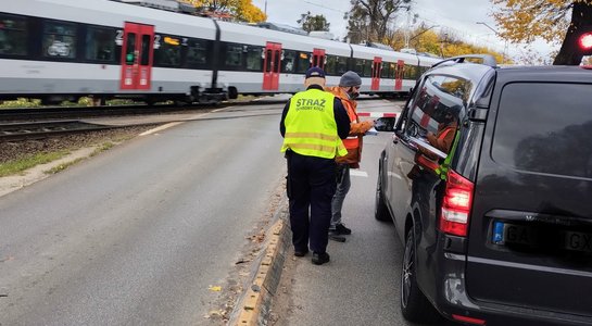 Bezpieczny Przejazd - Wejherowo akcja ulotkowa fot. Przemysław Zieliński