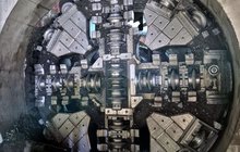 Tarcza TBM Kinga po przebiciu w Mordarce, fot. Piotr Hamarnik (2)