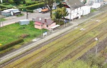 Stacja Jedlicze - widok torów i peronu, fot. krzysztof Dzidek