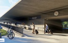 Wizualizacja stacji Mszczonów po modernizacji - Przejście, autor: PLK SA