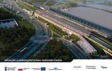 Wizualizacja nowego przystanku Warszawa Stadion (1)