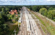 Nowe perony i układ torowy na stacji Olsztyn Gutkowo. fot. Damian Strzemkowski PLK (2)