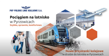 Kadr z filmu Pociągiem na lotnisko w Pyrzowicach: Nowe przystanki kolejowe