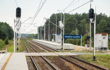 Siedlce Łaskie, nowe perony i tory, przejazd kolejowo-drogowy fot. Łukasz Hachuła, PKP PLK