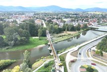 Żywiec - remont mostu kolejowego na rz. Soła, fot. Krzysztof Dzidek
