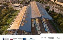 Wizualizacja nowej stacji Warszawa Wschodnia (2)