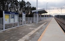 Przystanek kolejowy Niewodnica, widok peronu. fot Tomasz Łotowski PKP Polskie Linie Kolejowe S.A.
