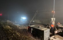 Prace nad przebudową wiaduktu w Podlesicach