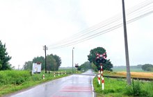 Przejazd kolejowy na linii nr 101 Munina - Hrebenne , fot. Łukasz Fronc