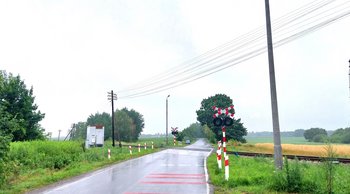 Przejazd kolejowy na linii nr 101 Munina - Hrebenne , fot. Łukasz Fronc Przejazd kolejowy na linii nr 101 Munina - Hrebenne , fot. Łukasz Fronc