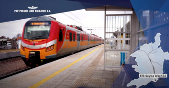Kadr z filmu: #RailBaltica: Kolej w Ełku zmienia się na lepsze