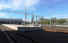 Nowy peron na stacji Poznań Główny od strony ul. Składowej. fot. Radek Śledziński