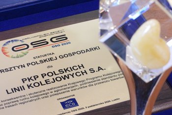 Statuetka Bursztyn Polskiej Gospodarki 2020