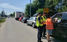 Akcja ulotkowa kampanii BP w Łodzi fot. Rafał Wilgusiak