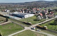 Prace na przejeździe w Starym Sączu (l. nr 96) , fot. Krzysztof Dzidek 