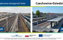 Infografika - Zwiększamy dostępność kolei Czechowice-Dziedzice, zdjęcia ze stacji przed i po inwestycji (4)