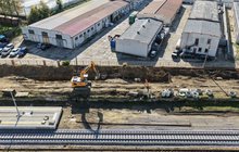 Stacja Tarnowiec Modernizacja stacji kolejowej Tarnowiec, 16.10.2026 r., fot. Łukasz Bryłowski (3)