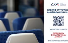 Grafika z kodem qr i zachętą do wypełnienia ankiety