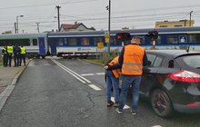 Pociąg, straż ochrony kolei, dyspozytorzy, auto, zdj. Katarzyna Głowacka