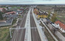 Stacja Korsze Widok z góry na stację Korsze. fot. Damian Strzemkowski PLK