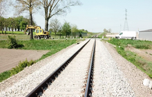 Prace na linii kolejowej nr 206 Dziarnowo - Wapienno
