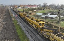 Linia nr 204, prace maszyny PUN, na odcinku Stare Pole – Gronowo Elbląskie_1 fot D.Strzemkowski (11)