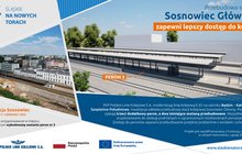 Infografika przedstawia informacje dotyczące prac przygotowawczych w miejscu, w którym wybudowany zostanie peron nr 3 stacji Sosnowiec Główny.