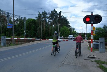 Przejazd kolejowo-drogowy ul. Malownicza, Łódź fot. Rafał Wilgusiak PLK