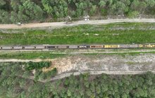 Prace maszyny PUN na lk22 Tomaszów Mazowiecki_Radzice_aut.P.Mieszkowski