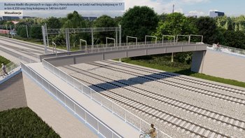 Wizualizacja - kładka Henrykowska (1)