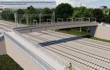 Wizualizacja - kładka Henrykowska (1)