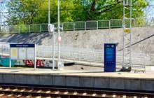 Nowe wyświetlacze, zegary i nagłośnienie na przystanku Olsztyn Dajtki. fot. Przemysław Zieliński