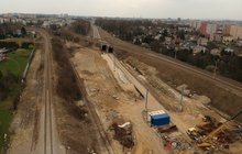 Przystanek Kraków Bronowice w budowie