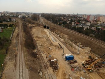 Przystanek Kraków Bronowice w budowie Przystanek Kraków Bronowice w budowie